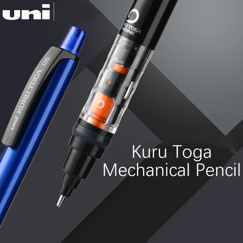1pcUNIM5452KuruTogaMechanicalPencil05mmAutomaticRotation