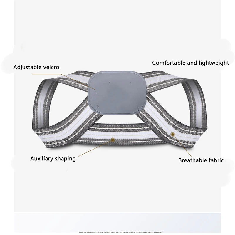 Профессиональный детский регулируемый пояс для поддержки спины и груди, Корректор осанки, плечевой бандаж, лента для коррекции осанки