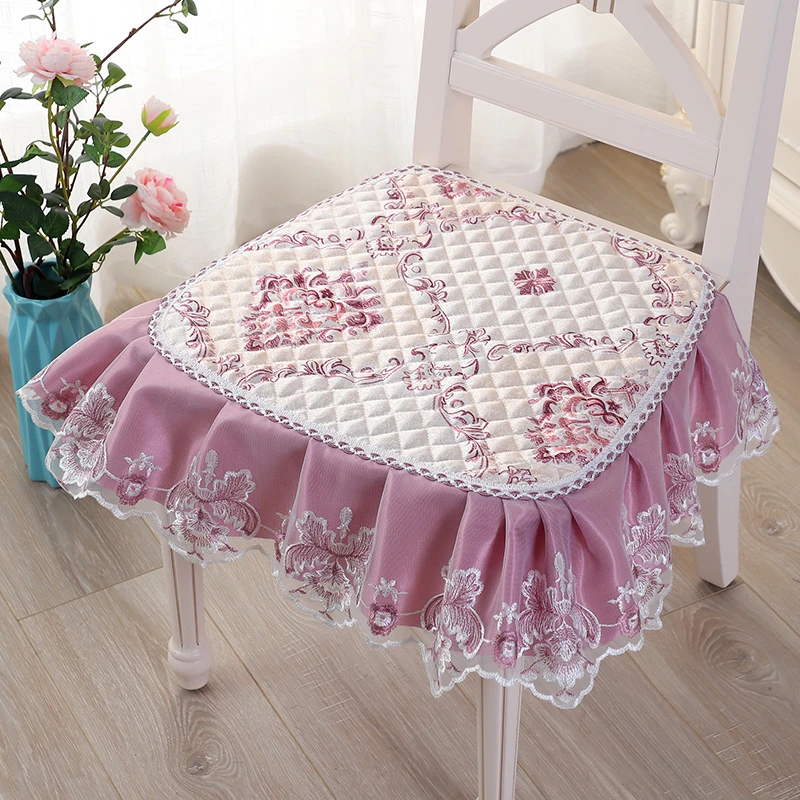 Современные тканевые Нескользящие Coussins Нескользящие подушки сиденья Decorativos Para дивана декор дома не садится, стол обеденный стул подушка - Цвет: E   2pcs