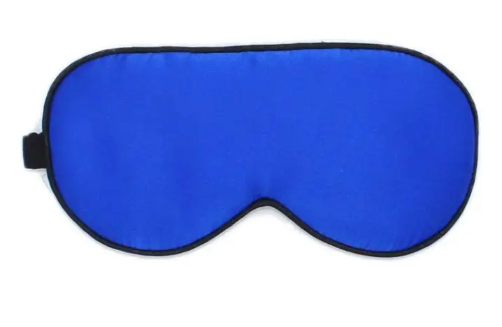 6 royal blue 16 цветов, шелковые накладки для глаз, накладки для глаз размером 21,5x10,5 см для лучшего сна и глубокого сна - Цвет: 6 royal blue
