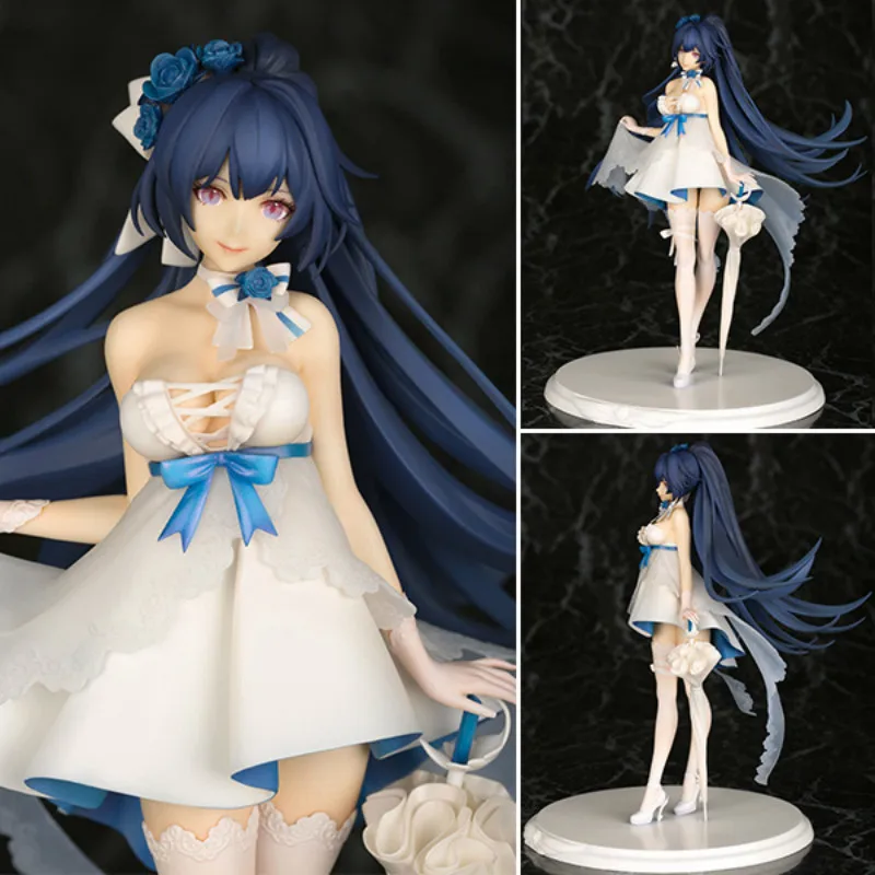 

Myethos Raiden Mei MmiHoYo Wedding Dress With Umbrella PVC Action & Toy Figures Japanese Anime Figure Collectible Figurines