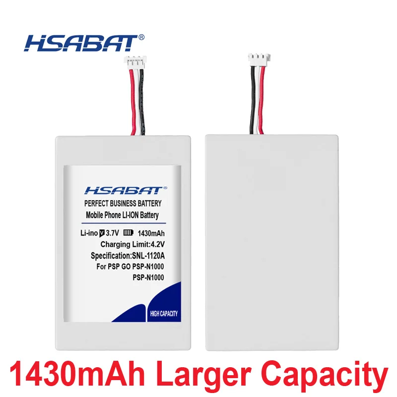 Аккумулятор HSABAT 0 Cycle 1430mAh LIP1412B для sony psp GO psp-N1000 N1001 N1002 N1003 N1004 запасной аккумулятор