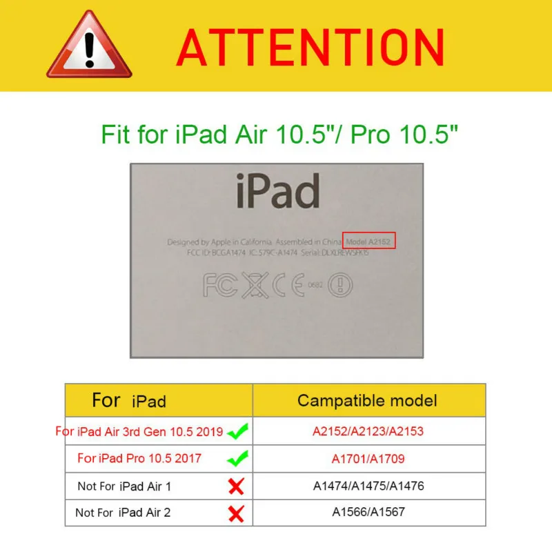 Чехол для iPad Air 3 10 5 2019 чехол планшета 360 Вращающийся Кронштейн откидная подставка