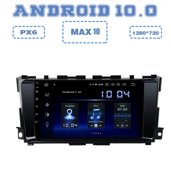 

max10 PX6 for Nissan Altima Teana 2013 2014 2015 2016 2017 Android 10.0 Car GPS Radio Player DSP 4+64GB Auto Stereo Multimedia