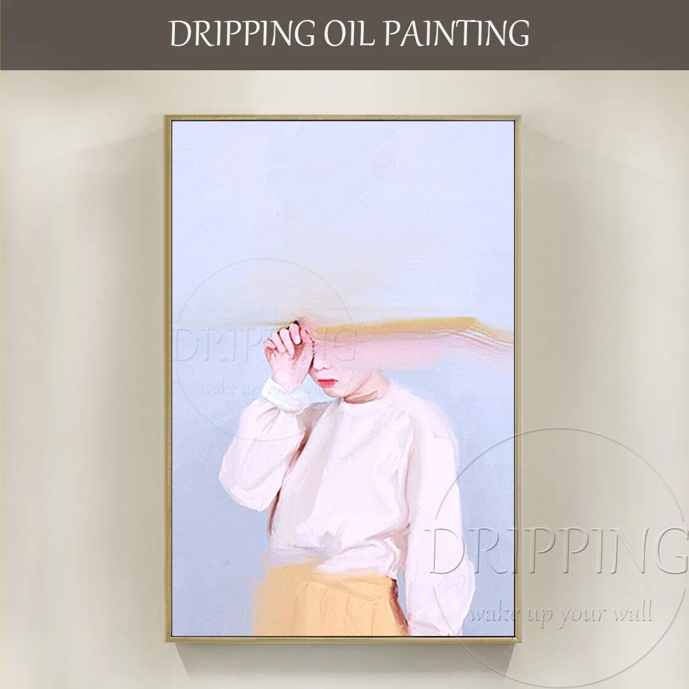 

Skilled Artist Hand-painted High Quality Abstract Kid Portrait Oil Painting on Canvas Abstract Figure Crying Kid Oil Painting