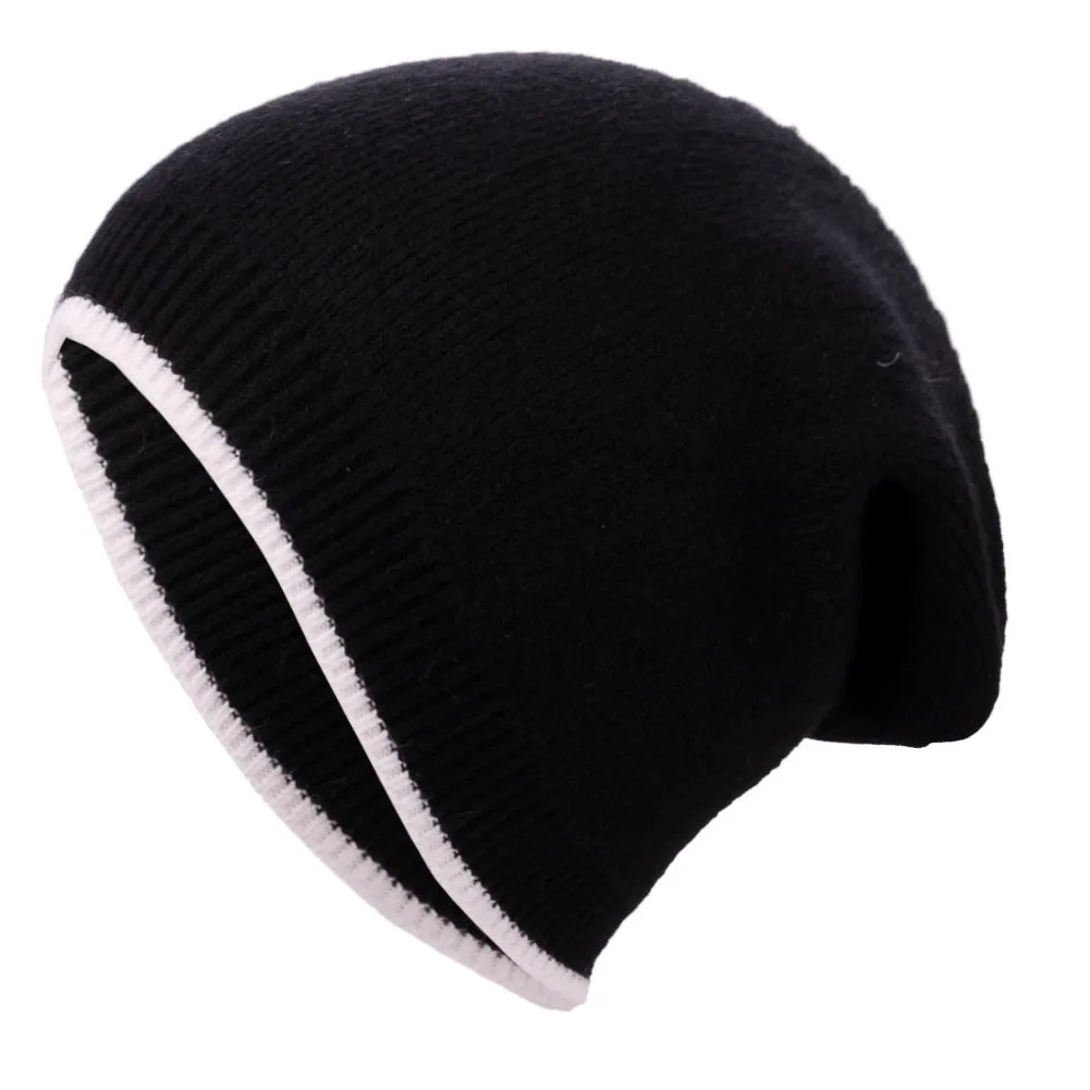 

New Style Autumn And Winter Days Lady Hat Wool Knitted Hat Warm Set of Head Cap Unisex Fashion Korean-style Warm shi shang mao