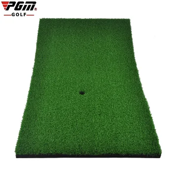 

PGM Indoor Backyard Golf Mat Training Hitting Pad Practice Rubber Tee Holder Grass Mat Grassroots Green 60cm x 30cm