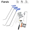 Furuix Tools Paintless Dent Repair Spring Steel Rods Body Dent Removal Hail Set Repair Hammer with 8 pcs Tap Down ► Photo 1/6