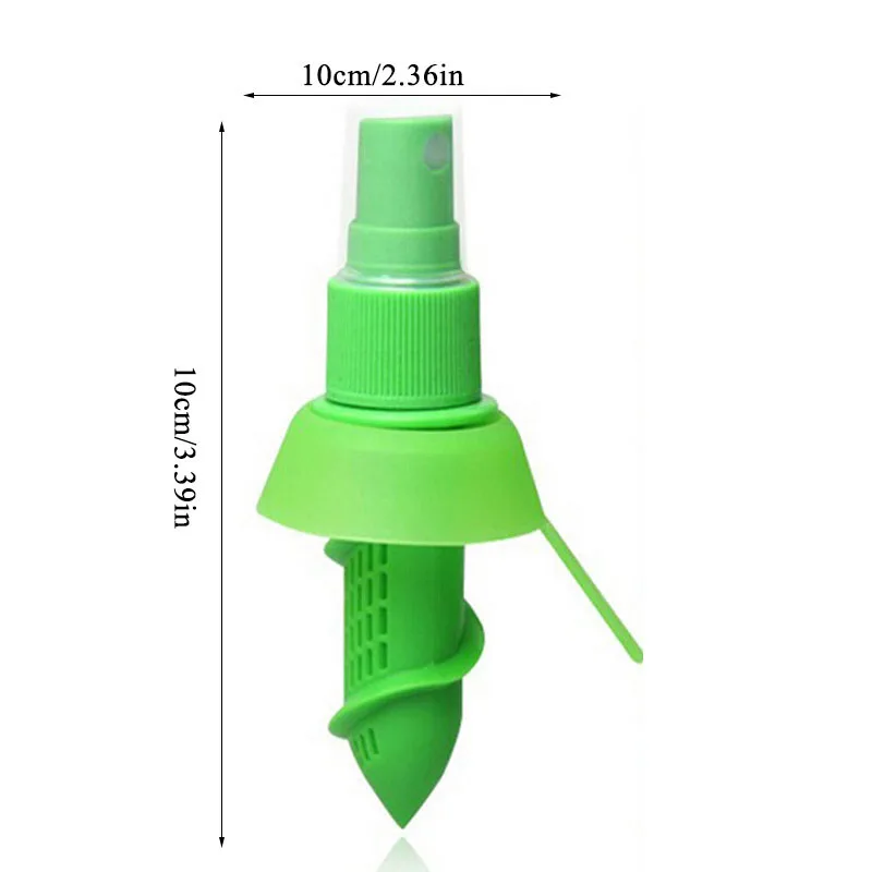 1 шт. новая ручная соковыжималка оранжевый Citroen Соковыжималка Лимон Апельсин инструмент для фруктов опрыскиватель кухня креативные бытовые продукты гаджеты - Цвет: Зеленый