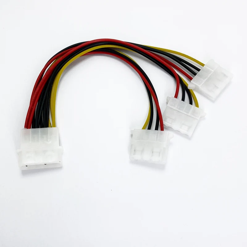 Новый 4-контактный IDE 1-в-3 блок питания Molex IDE Y разветвитель Удлинительный кабель Шнур Новый 4-контактный IDE 1-в-3 блок питания Molex IDE Y разветвитель Удлинительный кабель Шнур