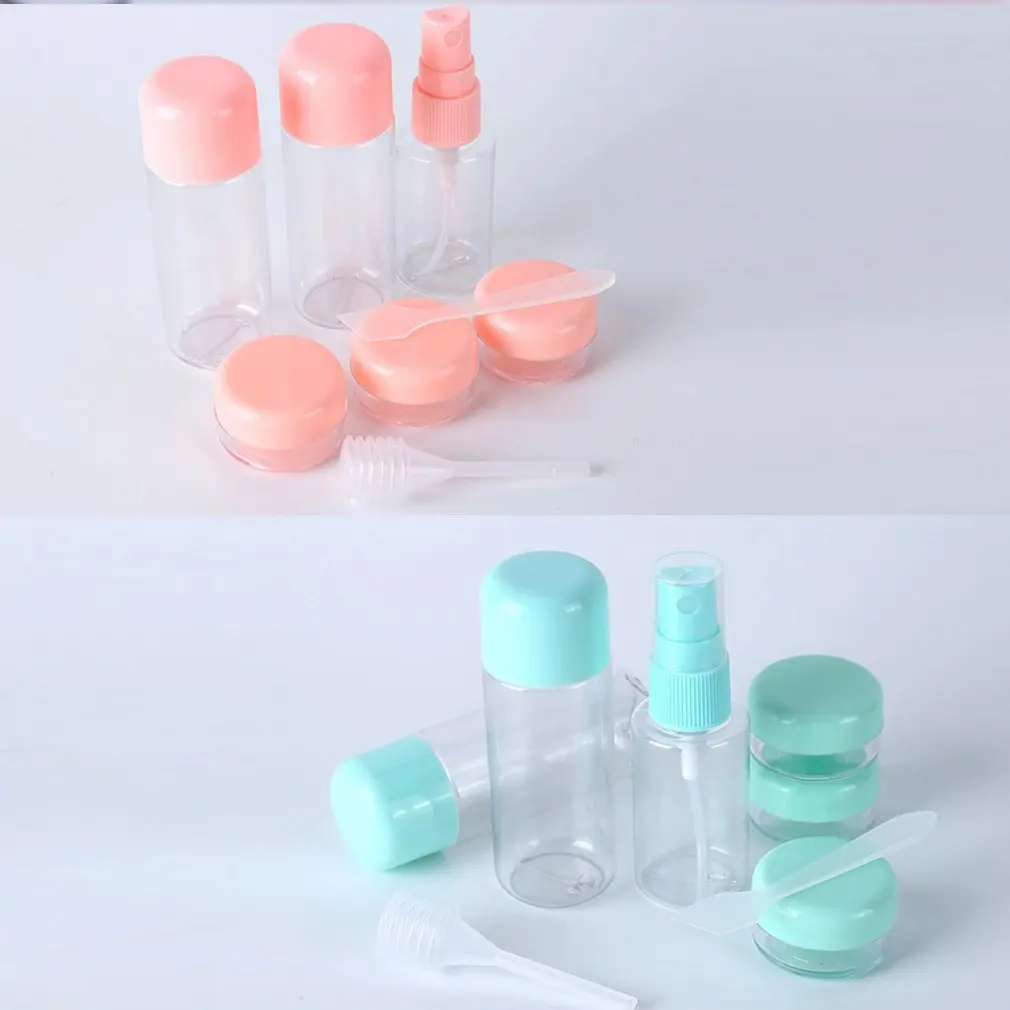 8pcs set Free Pump Empty Travel Bottle Cosmetic Cream Storage Bottle Portable Leak Proof Bottle Container 5