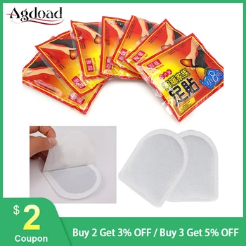 

Agdoad 30/50pcs Heating Foot Patches Self Adhesive Warmer Sticker Patches Long Lasting Keep Feet Warmming Products