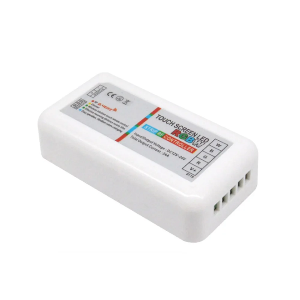 Сенсорный экран светодиодный RGB/RGBW Пульт управления 2,4G беспроводной DC12-24V RF пульт дистанционного управления для RGB/RGBW светодиодные ленты