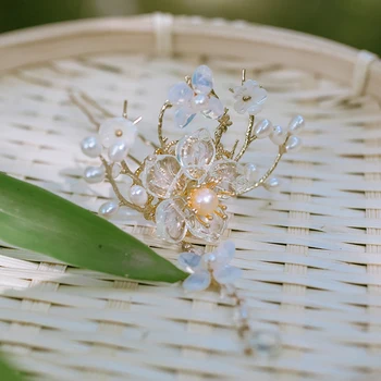 

Butterfly clip hairpin hairpin tassel female hairpin step shake hairpin antique hair accessories hair accessories super fairy