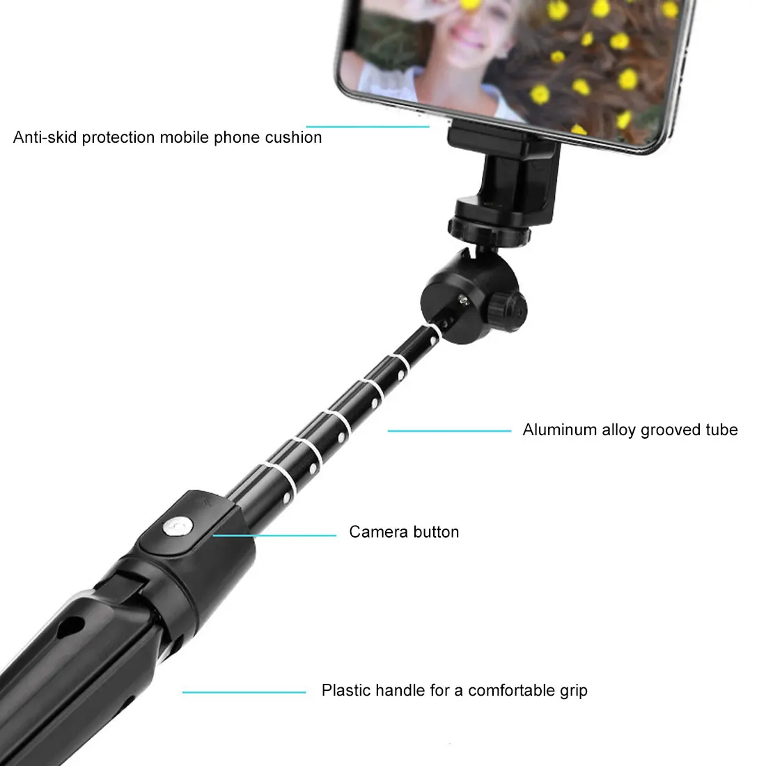 K20 селфи палка MFP Bluetooth Автоспуск артефакт Штатив для мобильного телефона Bluetooth селфи палка ручной стабилизатор