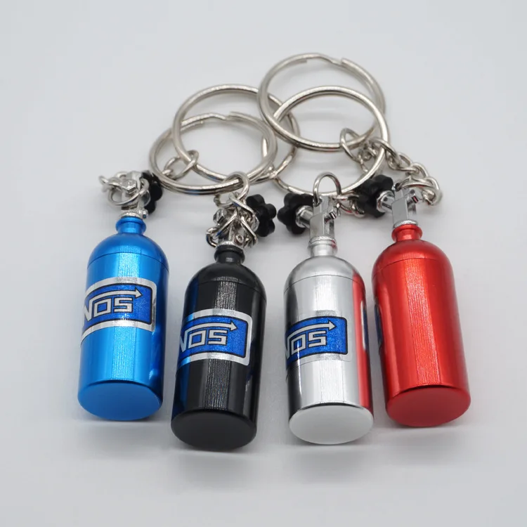 New Creative Stainless Steel Medicine Bottle Keychain Case Container Waterproof Holder Aluminum Drug Pill Box Keyring | Украшения и