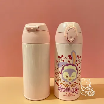 

350ML Original Disney StellaLou Thermos cup stainless steel Vacuum cup Cartoon cup Action Figure Collectible Model Toy W280