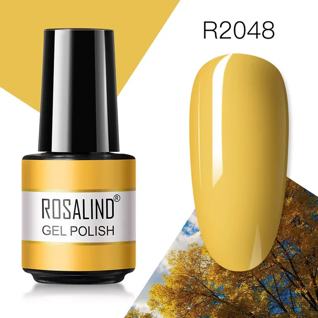 ROSALIND Gel Nail Polish 7ML Matte Base Top Coat For Soak Off Gel Polish UV LED Gel Semi Permanent Varnishes Design Nail Art RAR2048