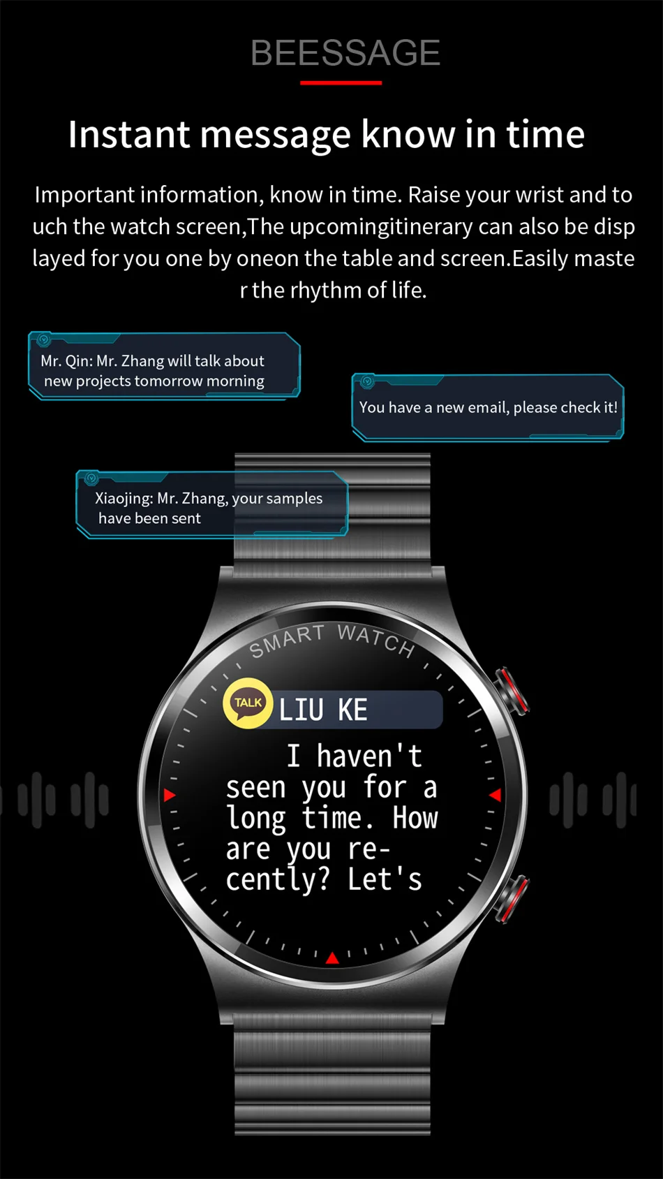 2022 New Men Bluetooth Call Smartwatch Women Man ECG+PPG color Touch Screen Sports Waterproof Music Smart Watch For Android IOS