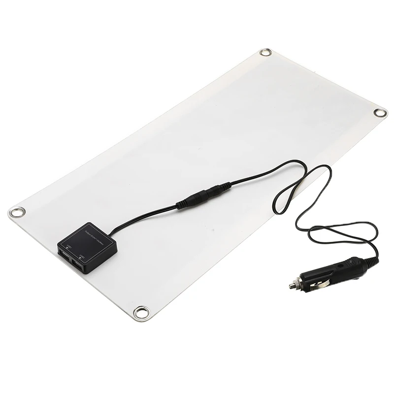 10/15/20/25 Вт Панели солнечные Dual USB Интерфейс 12 V/5 V поликристаллический кремний и кремния ячейки для Батарея зарядные устройства для сотовых телефонов Зажигалка для сигарет