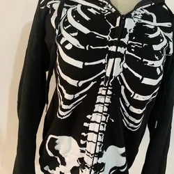 Primavera outono feminino moletom com capuz com zíper até fenda de volta manga longa solta impressão feminino velo hoodies casacos plus size