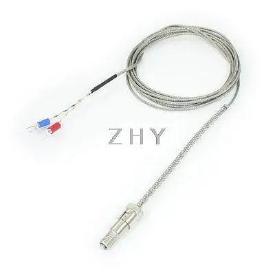 

K Type 10mm Thread 0-400 Degree Celsius Thermocouple Sensors 9.8Ft