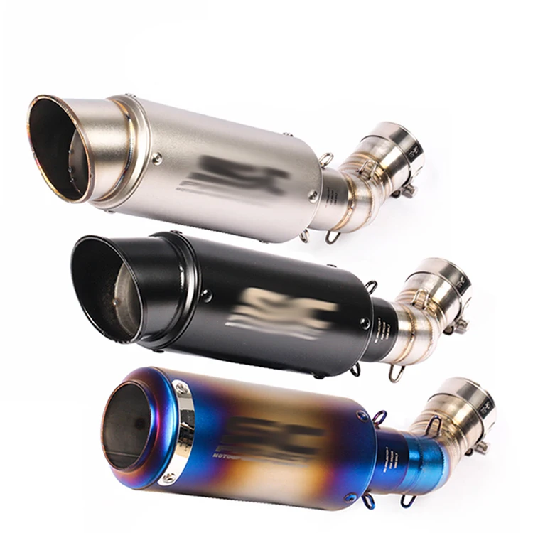 

Motorcycle Z900 modified exhaust pipe ninja900 modified SC exhaust pipe For Kawasaki Z900 baked blue middle section