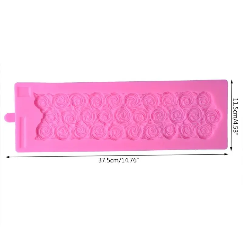 Сахар Роза формы DIY чудодейственное, с ПВА пресс-форм Fondant силиконовые формы пресс-формы