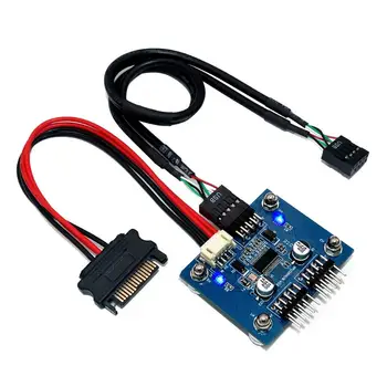 

Control Controller Adapter Module Kit Installation and Disassemble Conveniently High Speed 480Mbps 4 Port USB2.0 Hub Card