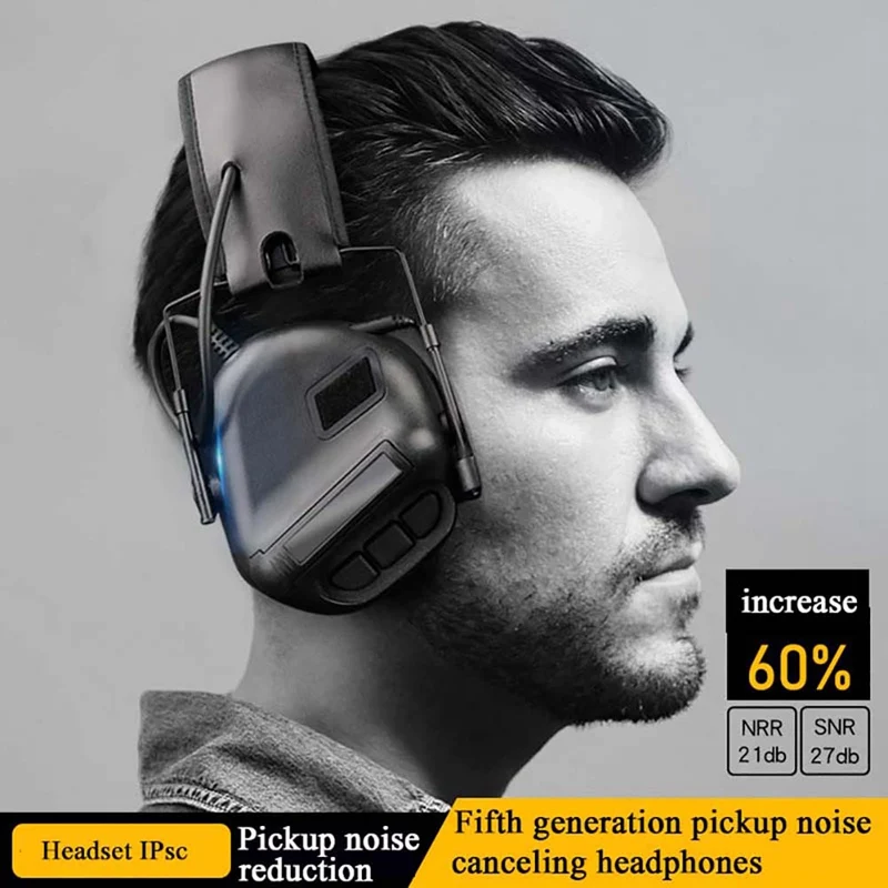 Useful Tactical Headphone Multifunction Noise Cancellation Foldable Hunting Shooting Game Protective Headset IPSC Headphone Useful Tactical Headphone Multifunction Noise Cancellation Foldable Hunting Shooting Game Protective Headset IPSC Headphone