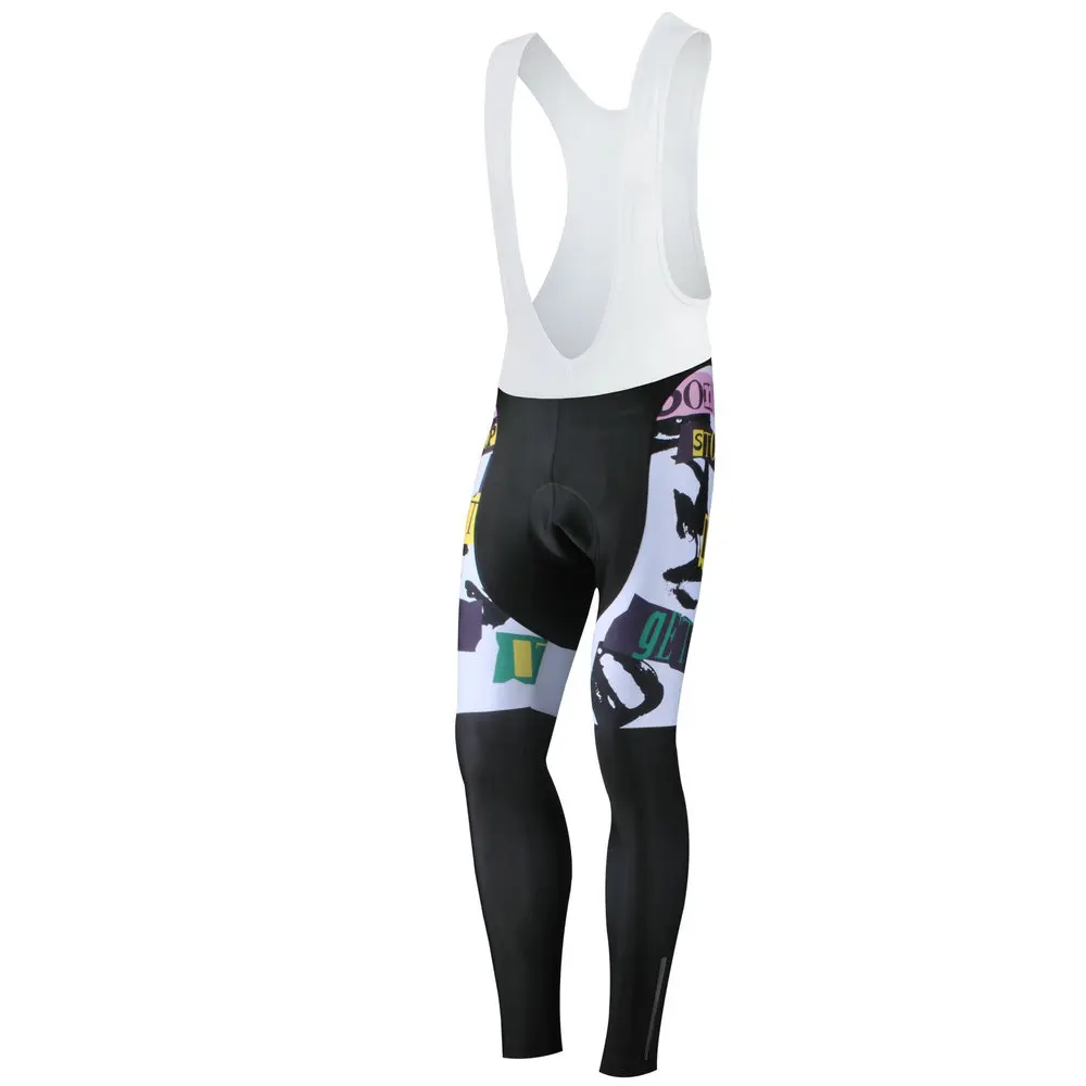 Bib long trousers ZM Don's Stop получить It Team Велоспорт Джерси велосипед с длинным рукавом горный MTB Джерси Одежда Рубашки штаны с лямками Skinsuit - Цвет: Bib long trousers