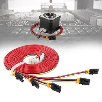 

5pcs 1M 3D Printer Electronic Components NAMA17 Home Office Replacement Parts 42 Stepper Motor Cables Accessories For Rambo