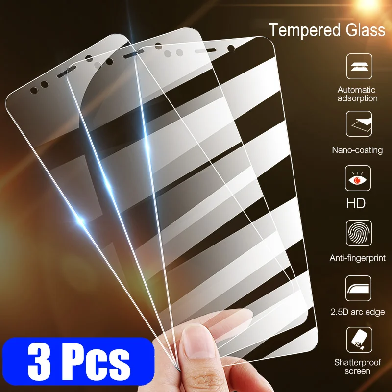 

3Pcs Full Cover Tempered Glass For Xiaomi Mi 9 SE 9T CC9 Pro CC9E Note 10 Screen Protector For A2 A3 Lite Protective Glass Film