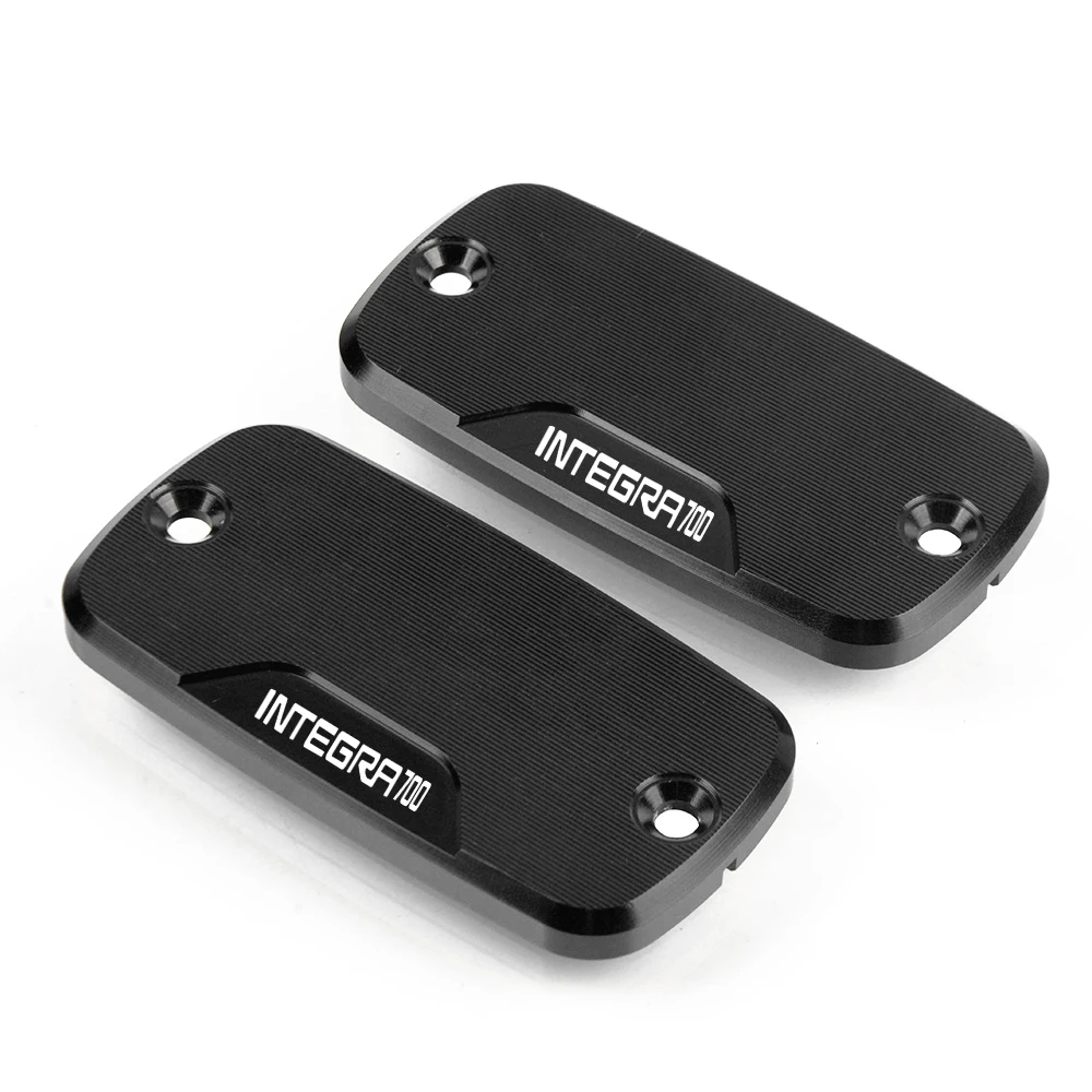 

CNC Motorcycle Power Front Brake Cylinder Fluid Reservoir Aluminum Cover Cap with logo for Honda Integra 700 2012-2013