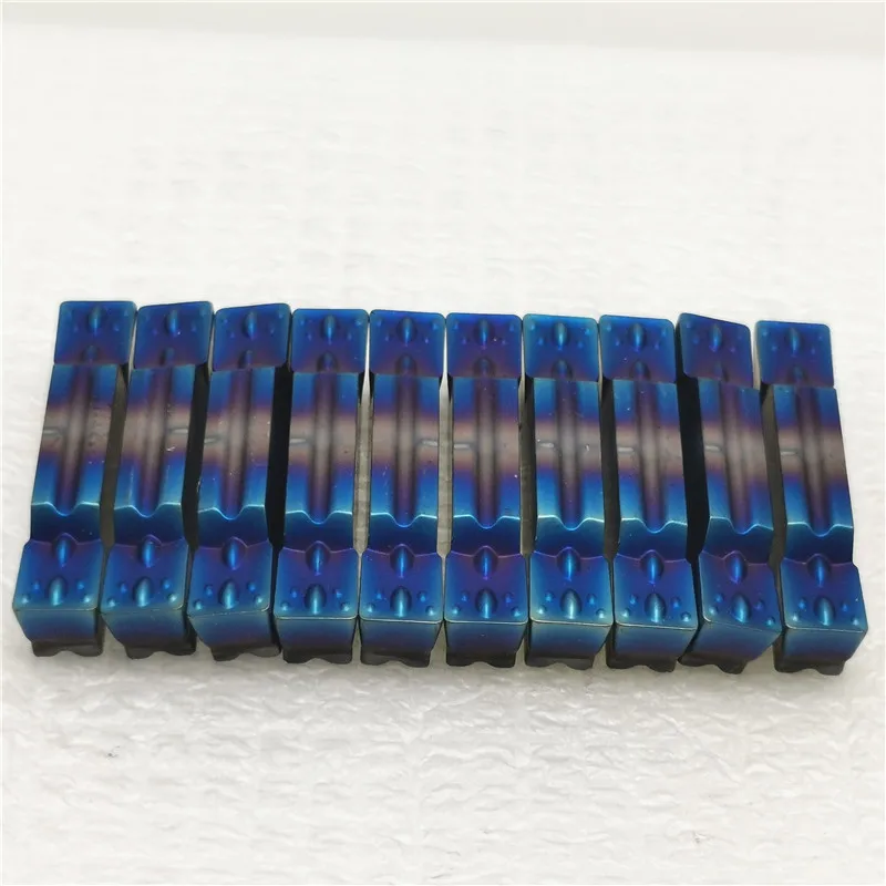 

20PCS MGMN400M Nano blue coating Carbide Insert Turning Tool Turning Milling Cutter CNC Cutting Tool Slot Cutting MGMN400 M