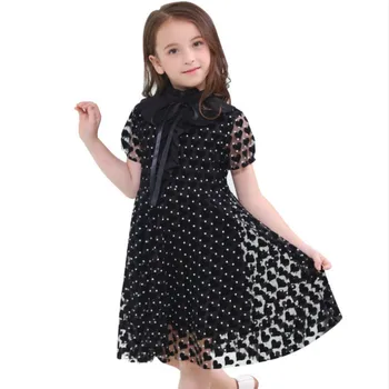 

New Sweet Summer Princess Girls Dress Sequined Party Dress for 10 12 14 15 years Kids Teenage Girl Clothing
