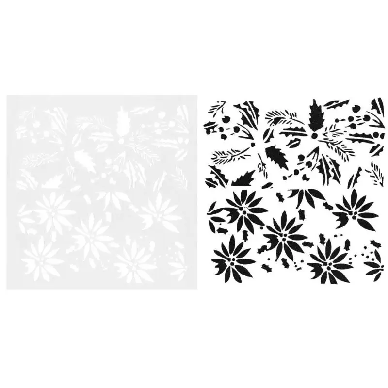 

Plastic Cake Stencils Flower Spray Stencils DIY Mould Fondant Template Birthday Cake Mold Decorating Bakery Tools&Props