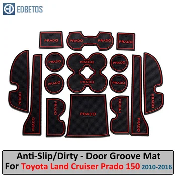 

Door Groove Mat For Toyota Land Cruiser Prado 150 2010-2014 2015 2016 LC150 J150 Anti-Slip Mat Gate Slot Coaster Anti-Dirty Mat