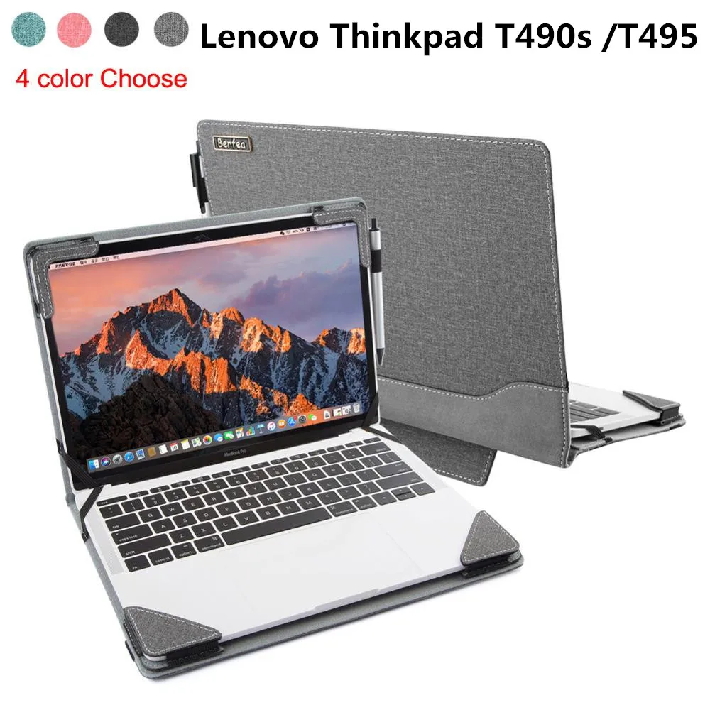 2020 Новый чехол для Lenovo Thinkpad T490s /T495 14 дюймов ноутбука Защитная сумка ПУ кожа|Сумки