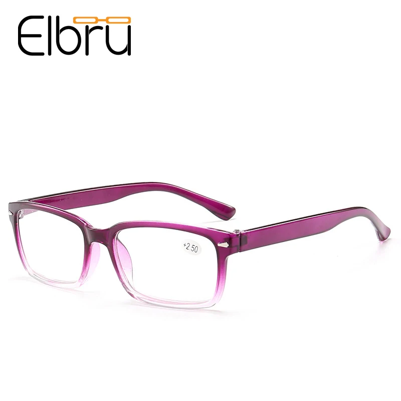 

Elbru Gradient Frame Reading Glasses Ultralight Clear Lens Presbyopia Eyeglasses For Women&Men+1.0 +1.5 +2.0 +2.5 +3.0 +3.5 +4.0