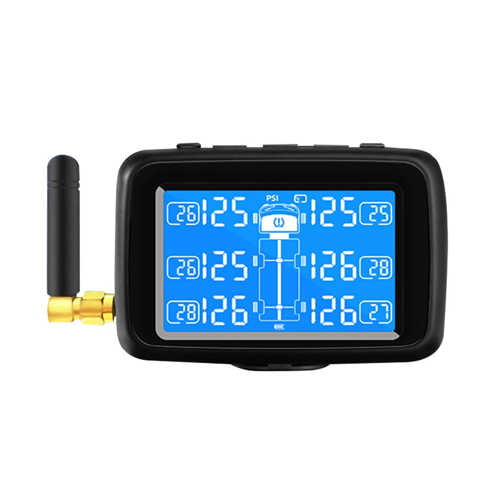 Грузовик Автобус Беспроводная система контроля давления в шинах TPMS с 6 внешними датчиками YAN88