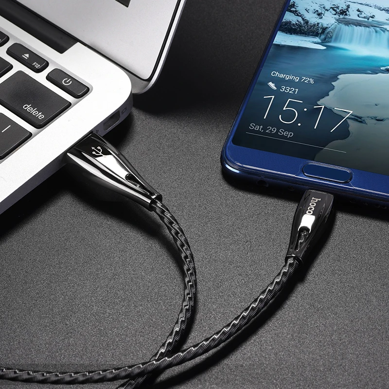 Прочный USB кабель HOCO U56 10 шт./лот 1 2 м|Кабели для мобильных телефонов| |