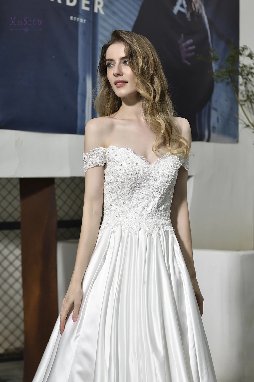 Vestidos De Novia Длинные свадебные платья без рукавов Свадебные платья трапециевидные кружевные атласные халаты-быстрая в Mariage