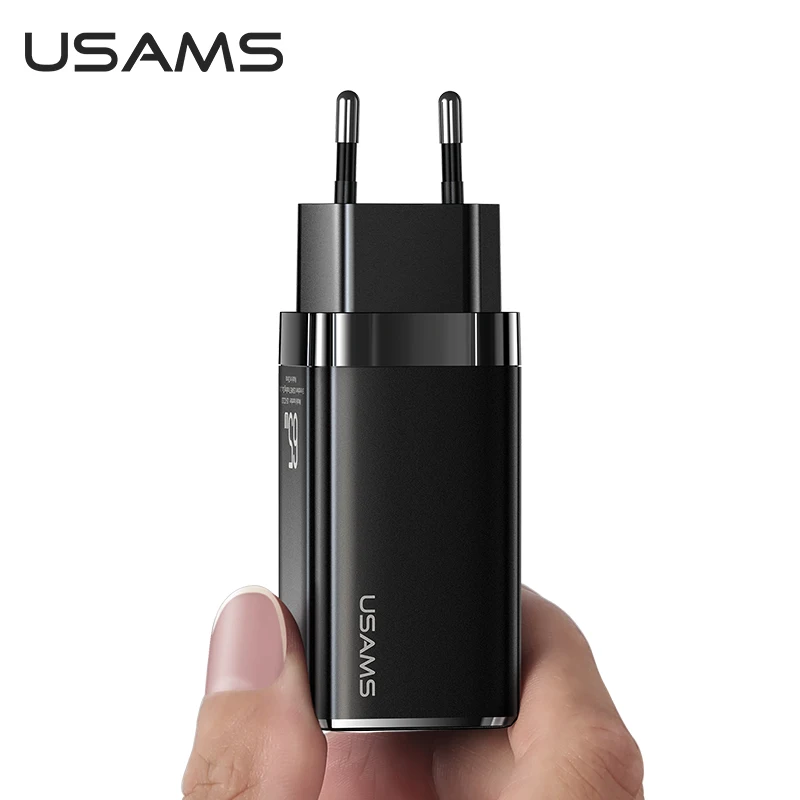 USAMS GaN Charger 65W For iPhone Quick Charge Type