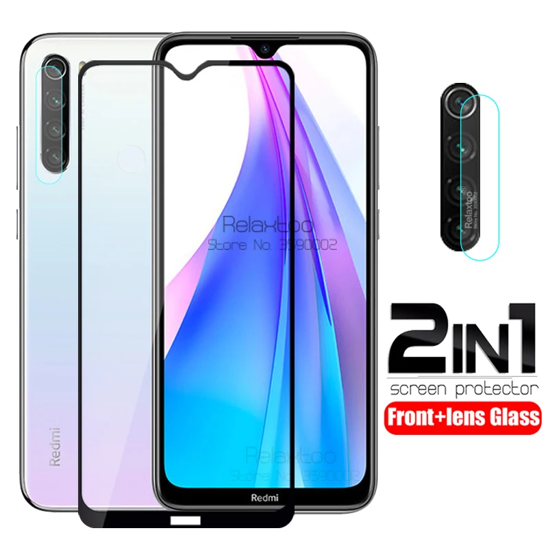 Закаленное стекло для камеры 2 в 1 Защита экрана Xiaomi Redmi Note 8 T t защитная пленка