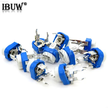 

RM065 Trimmer Potentiometer Adjustable Resistor 500R 1K 5K 10K 20K 50K 100K 200K 500K 1M RM-065 Variable Resistors