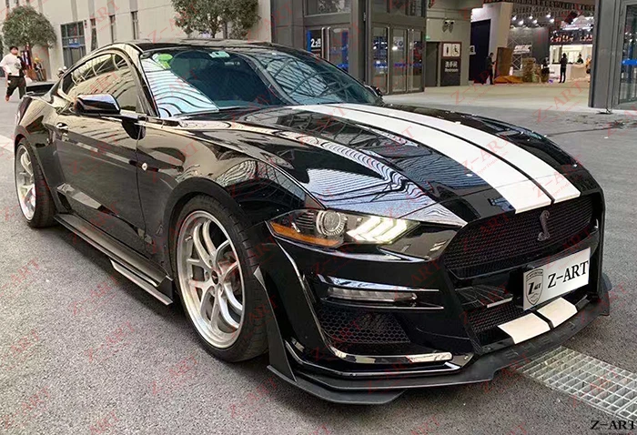 Z-ART для Ford Mustang GT500 переднего бампера модифицированной кузова Комплект Ford Mustang тела Набор исследовательский клиентский GT500 тюнинг-пакет для Mustang