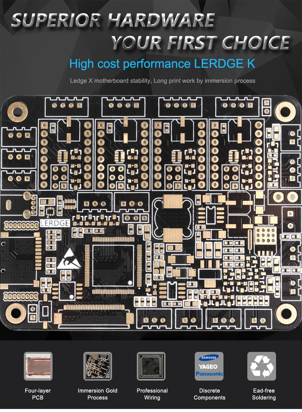 impressora 3d diy kit eletrônico x2 placa-mãe