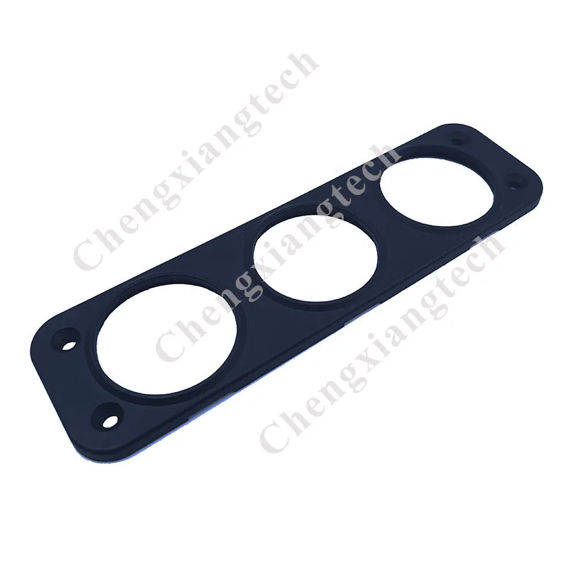 3-hole Socket Holder Mount ( ⌀29mm ) for Car Boat 12v USB Voltmeter Power Cigarette Lighter Charger Sockets Panel + Screw | Автомобили и