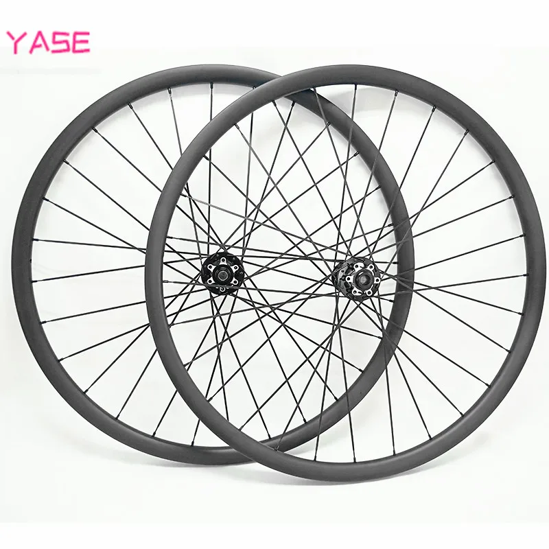 YASE 29er Углеродные mtb дисковые колеса XC 30x28 мм Symmerty бескамерный велосипедный